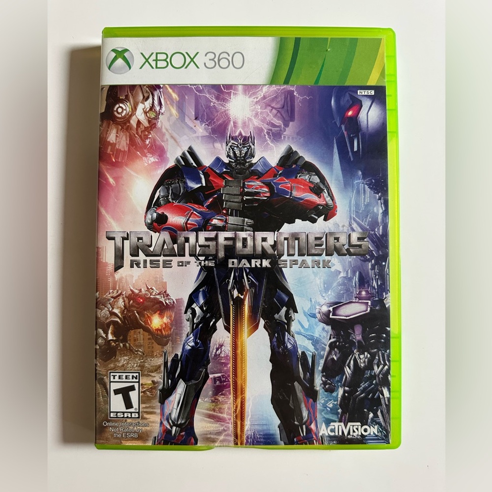 Transformers: Rise of the Dark Spark Microsoft Xbox 360 No Manual